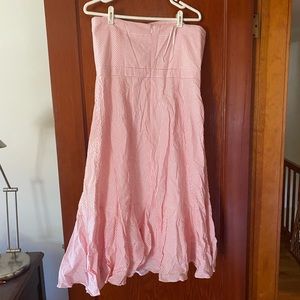 VINTAGE J CREW BUSTIER SWEETHEART DRESS SIZE 14T